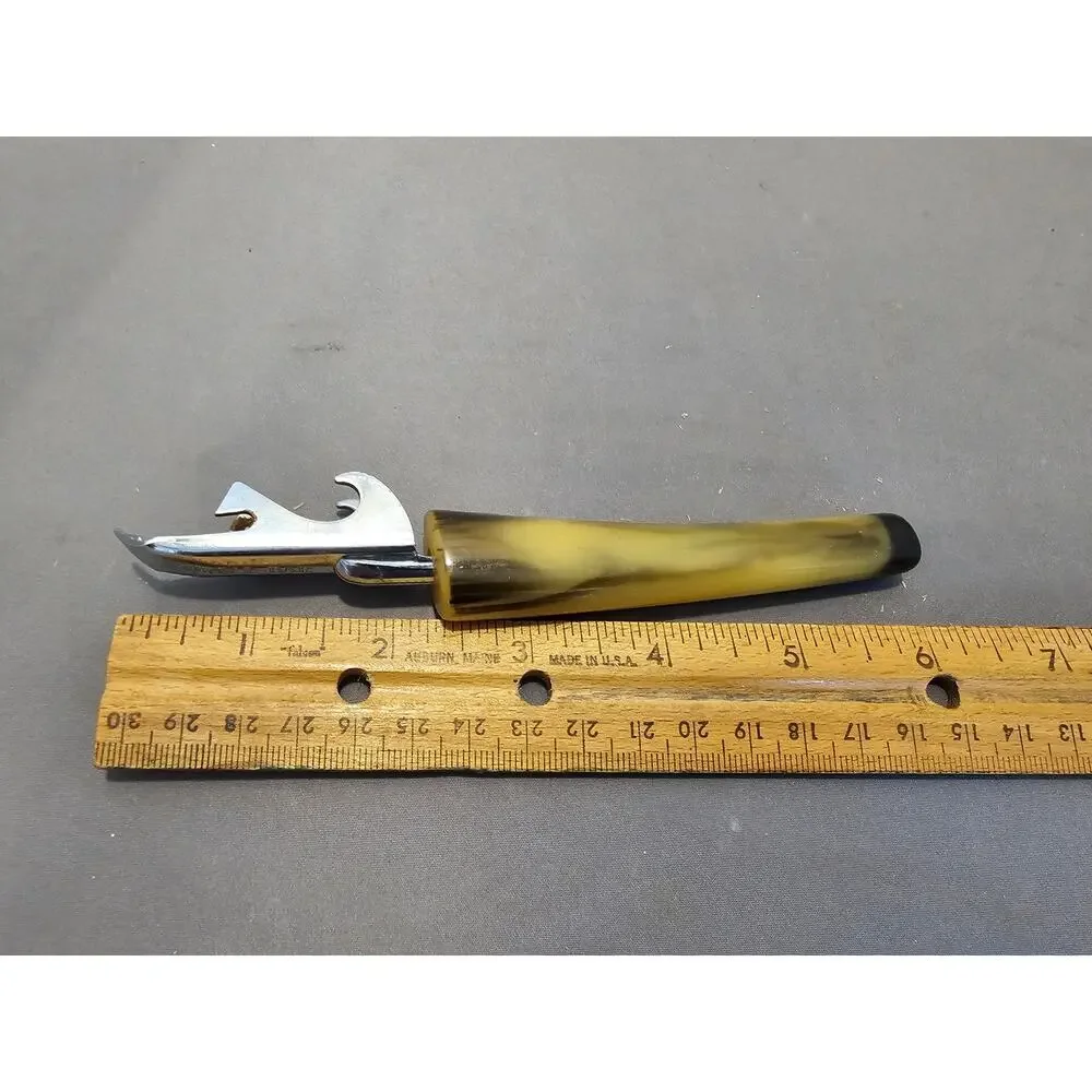 Vintage Bakelite Trav L Bar Punch Can & Wine, Beer/Soda Bottle Opener - 5-3/4
